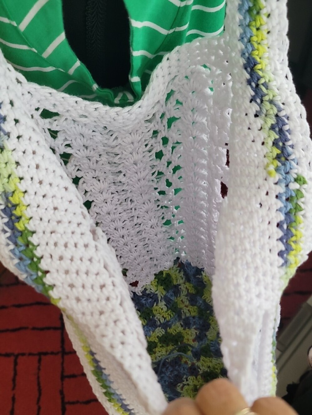 Handcrafted Crochet Market Bag - Picture 6 of 8